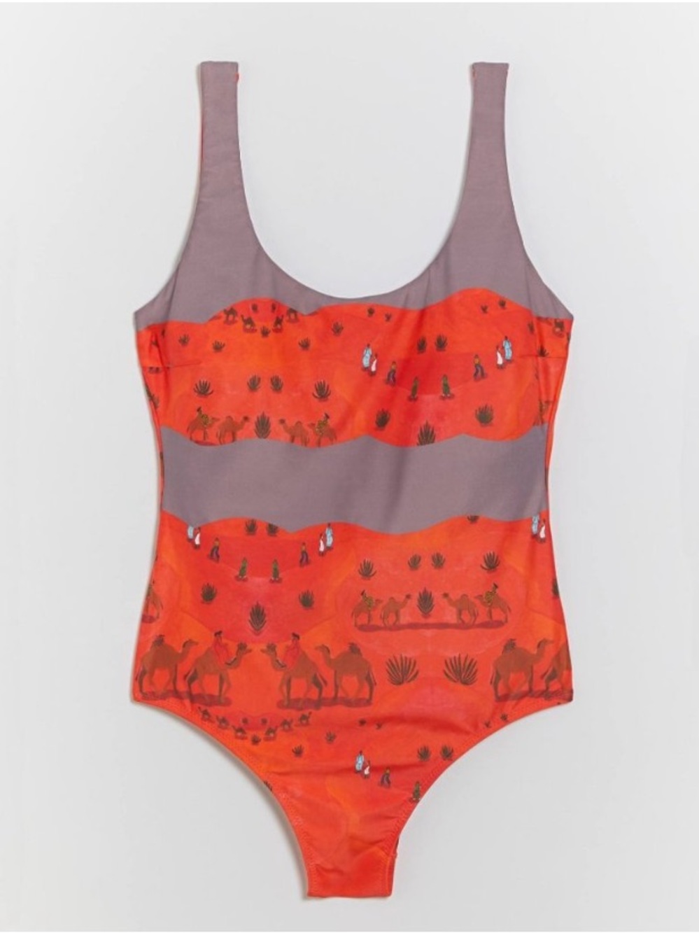 New Anthropologie Isabelle Feliu Haukland Beach Resort Boho One Piece Swimsuit M